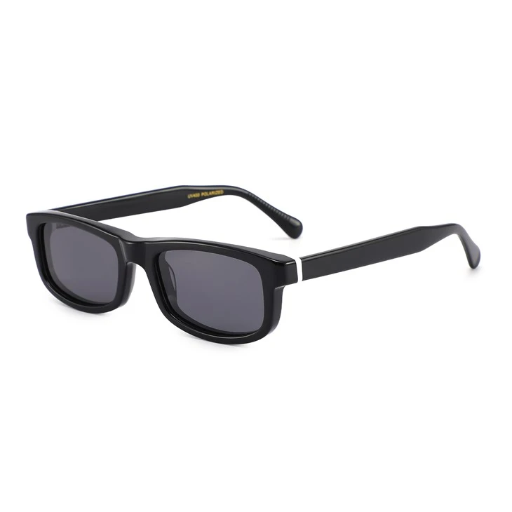 Retro Rectangular Polarized Sunglasses