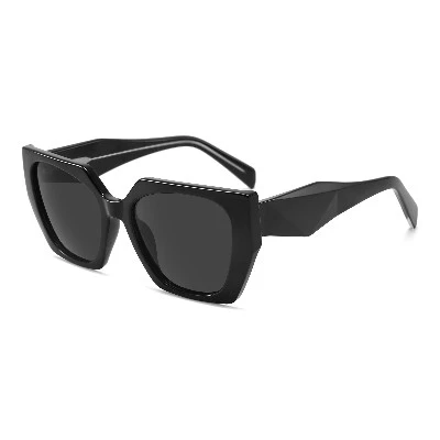 Fashion TR Frame Acetate Temples Sunglasses
